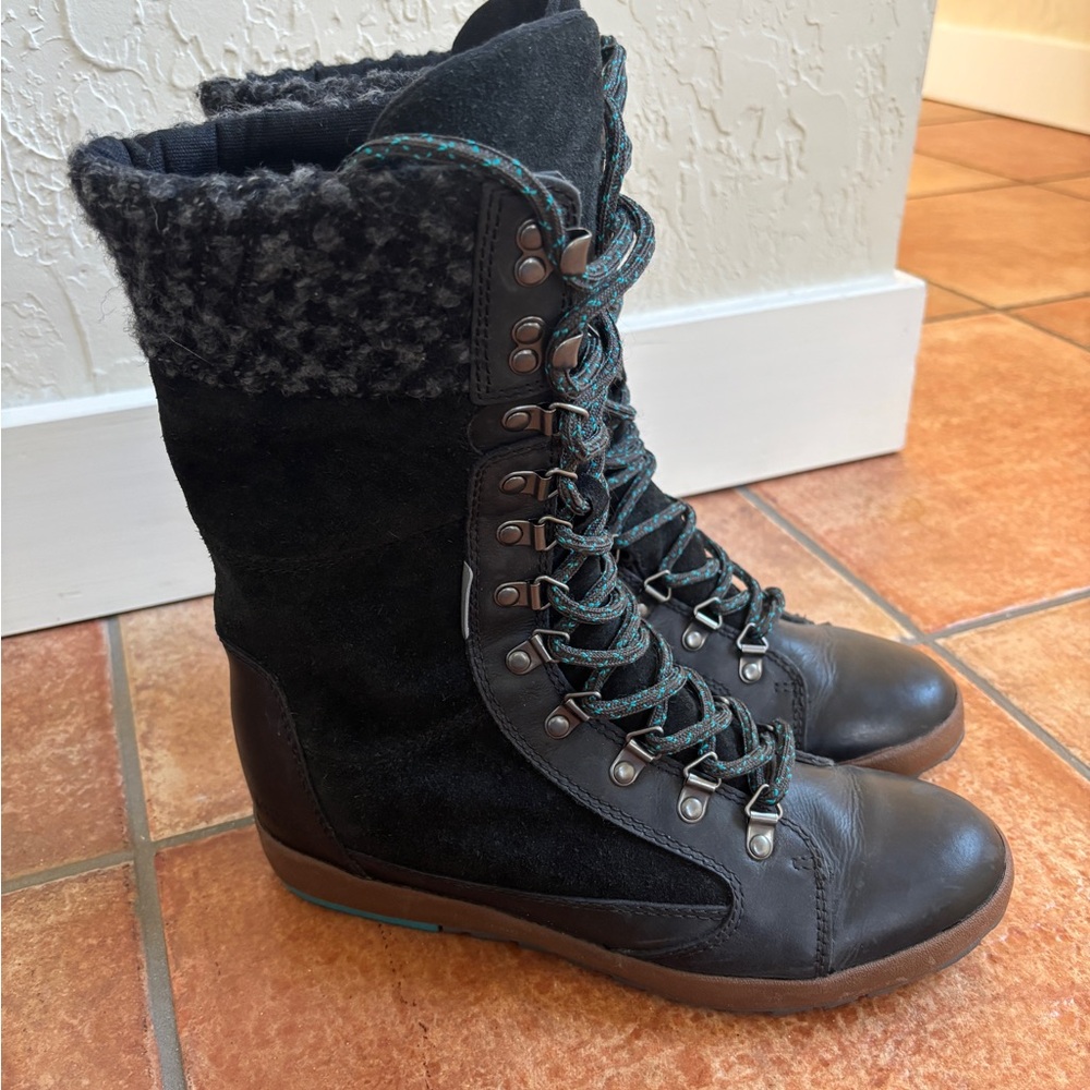 Cushe Black Boho Chill Women's Boots Size 8 /EU 39